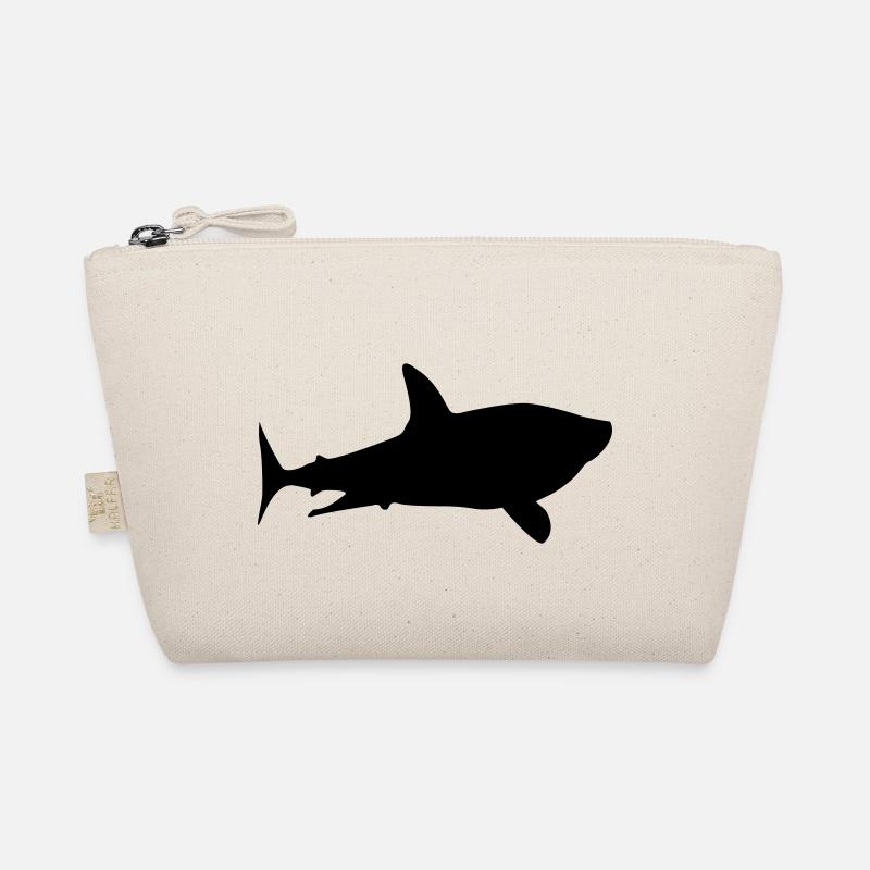 Silhouette de requin - Trousse biologique - nature