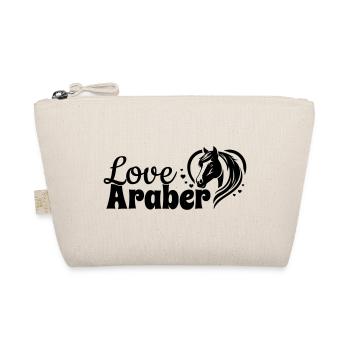 Tête de cheval coeur d’amour arabe - Trousse biologique - nature - Devant