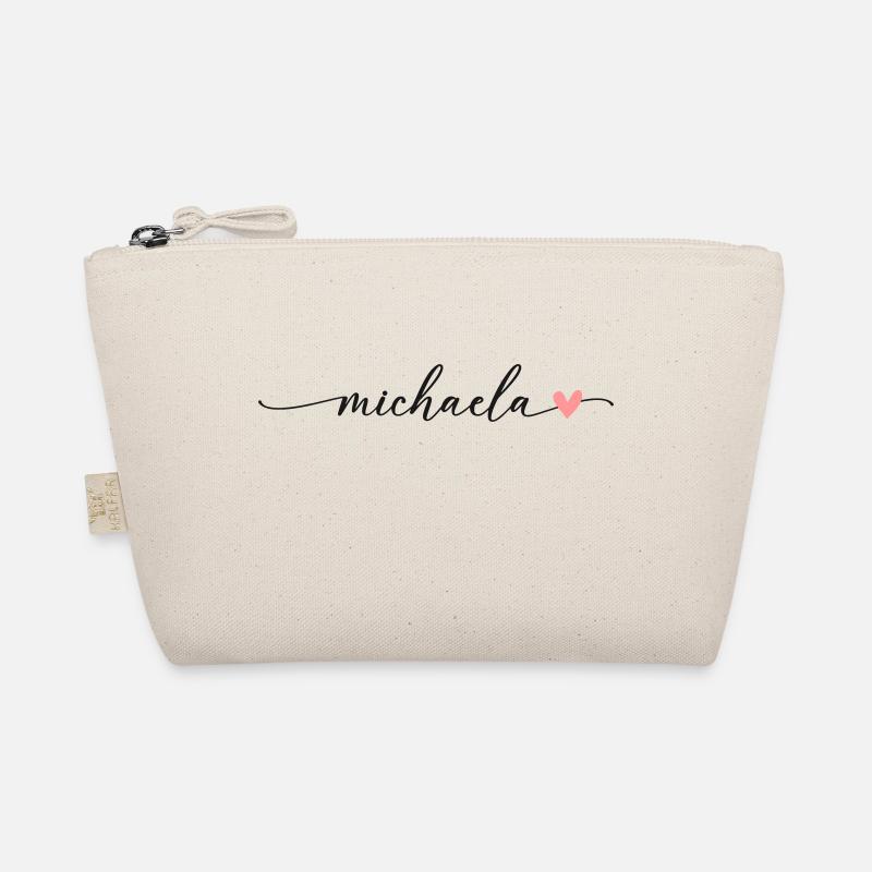 Michaela Name Calligraphy Font Organic Pouch