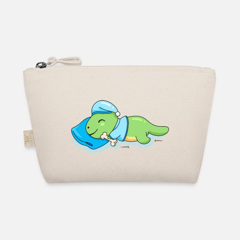 Schlafender Dinosaurier Bio-Täschchen