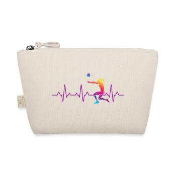 Battement de coeur volley ball - Trousse biologique - nature - Devant