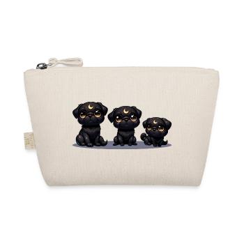 Chiots de nuit au clair de lune - Trousse biologique - nature - Devant
