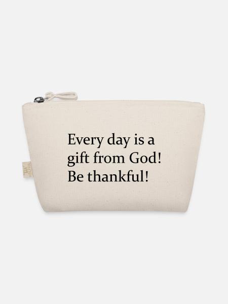 Motivation Sayings - Organic Pouch - nature - Front