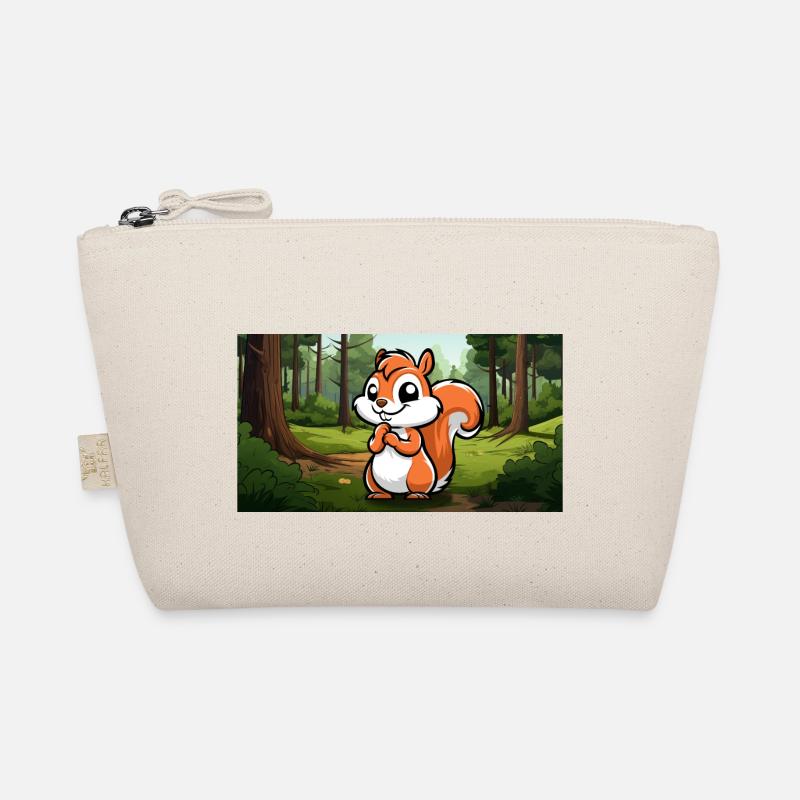 Écureuil mignon dans une forêt Trousse biologique