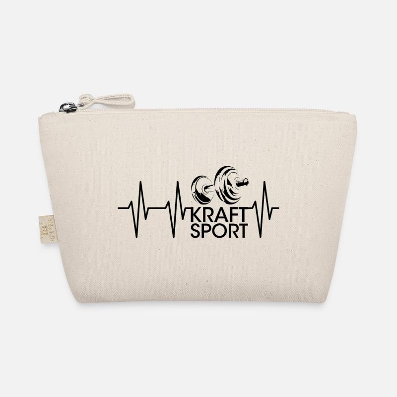pulse gym weights weight training bodybuilding icon Organic Pouch