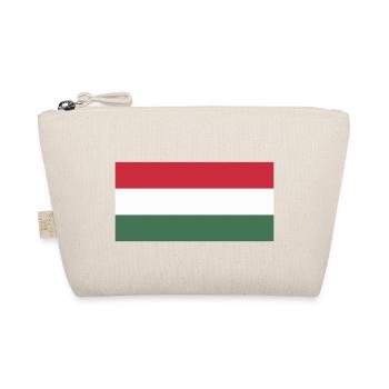 Hungary flag / Drapeau Hongrie - Organic Pouch - nature - Front
