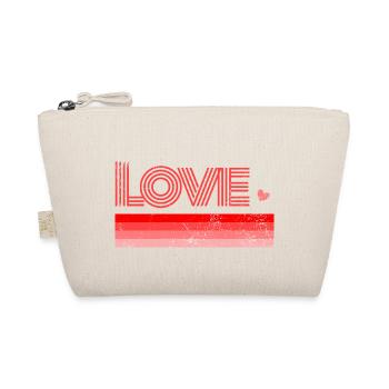 Red Heart Love - Organic Pouch - nature - Front