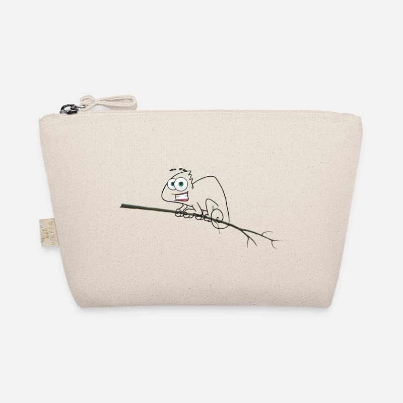 Camouflaged Chameleon Organic Pouch