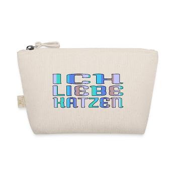 lustig humor statement geschenk raubkatze - Bio-Täschchen - Natur - Vorne