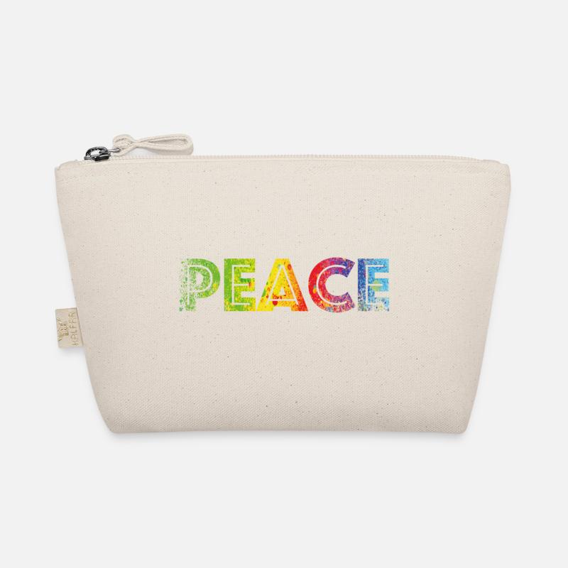 PEACE colours speckled Organic Pouch