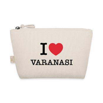 I Love Varanasi | Varanasi | I Heart Varanasi - Organic Pouch - nature - Front