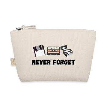 Never Forget - Bio-Täschchen - Natur - Vorne