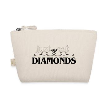 Just Eat diamonds - Organic Pouch - nature - Front