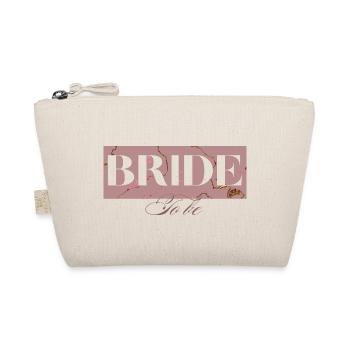 Bride To Be Rose Gold-The Bride - Organic Pouch - nature - Front