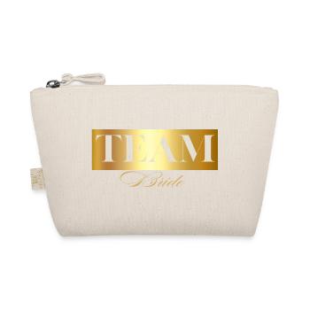 Team Bride Gold - Team Bride - Organic Pouch - nature - Front