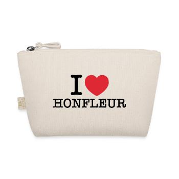 Ich liebe Honfleur | Honfleur | I Herz Honfleur - Bio-Täschchen - Natur - Vorne
