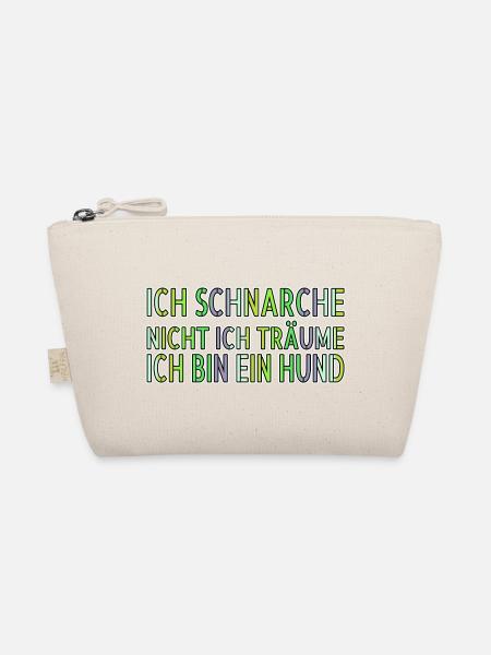 weihnachten hund lustiger spruch statement - Bio-Täschchen - Natur