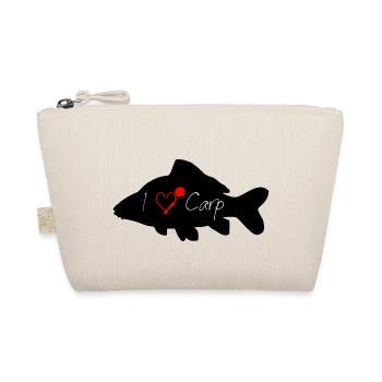 i love Carp noir transparent - Trousse biologique - nature - Devant
