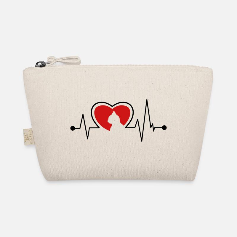 Cat's Heart - Organic Pouch - nature