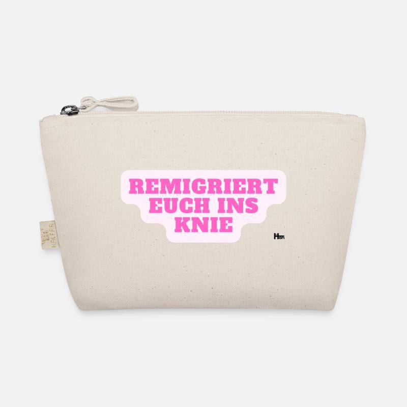 Remigriert euch ins Knie Bio-Täschchen