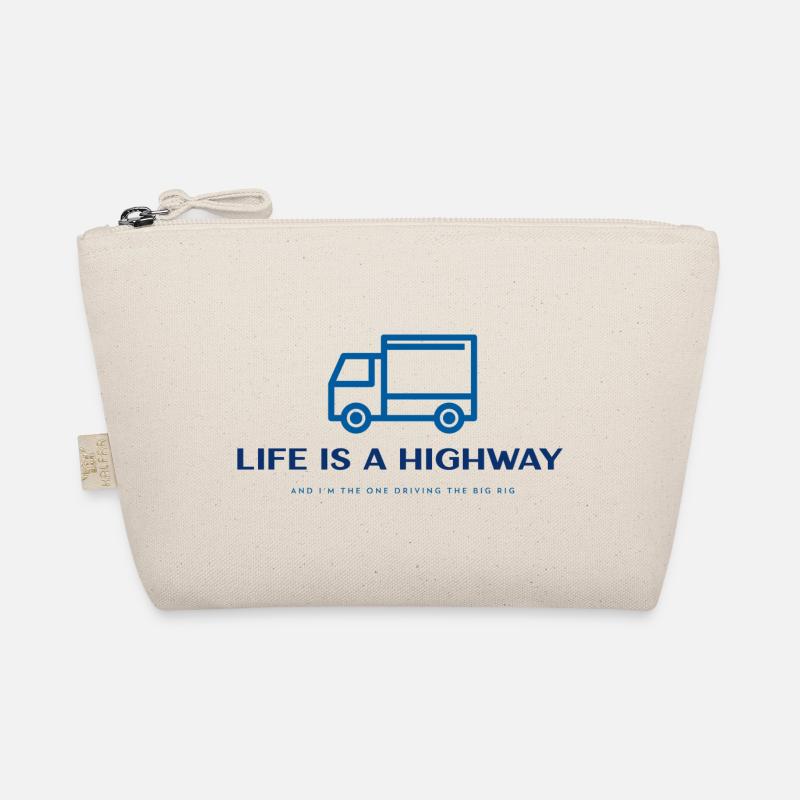 Leben ist ein Highway Bio-Täschchen