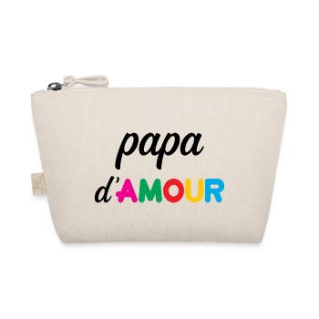 Love Daddy - Father's Day - Organic Pouch - nature - Front