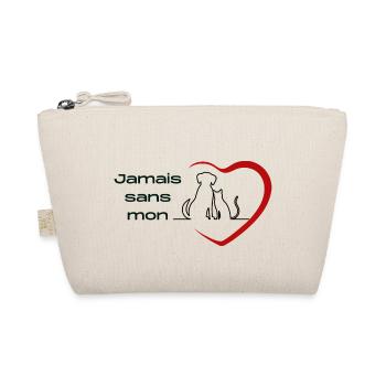 Jamais sans mon chien / chat - Trousse biologique - nature - Devant