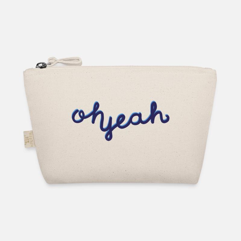 ohyeah blau Bio-Täschchen