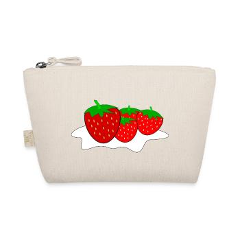 Strawberries with whipped cream - Organic Pouch - nature - Front