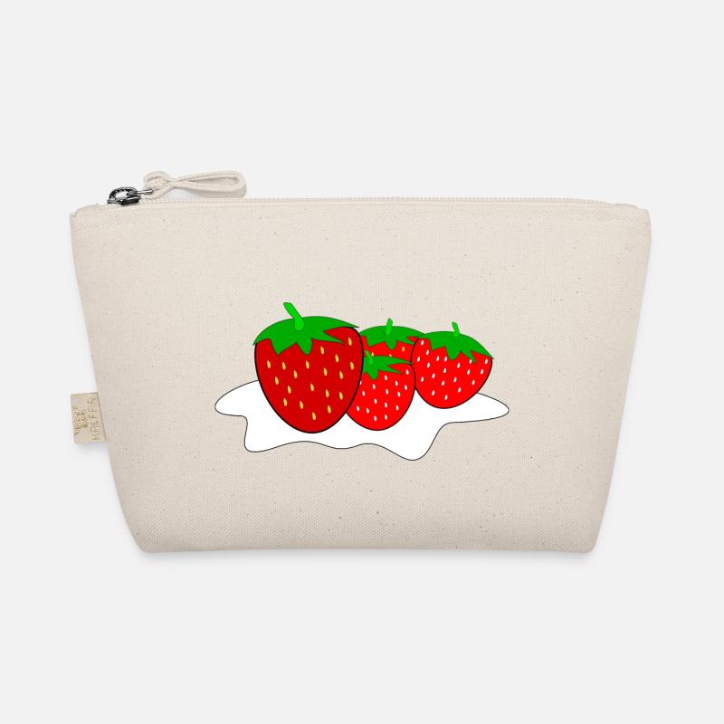 Strawberries with whipped cream Organic Pouch