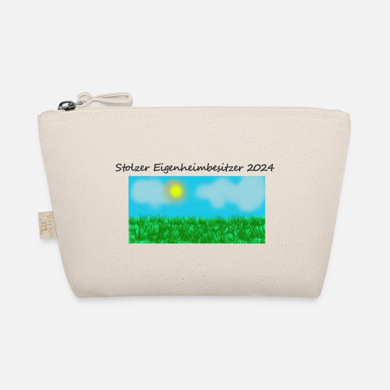 Stolzer Eigenheimnesitzer Bio-Täschchen