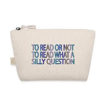 green feminine book fan present idea - Organic Pouch - nature - Front