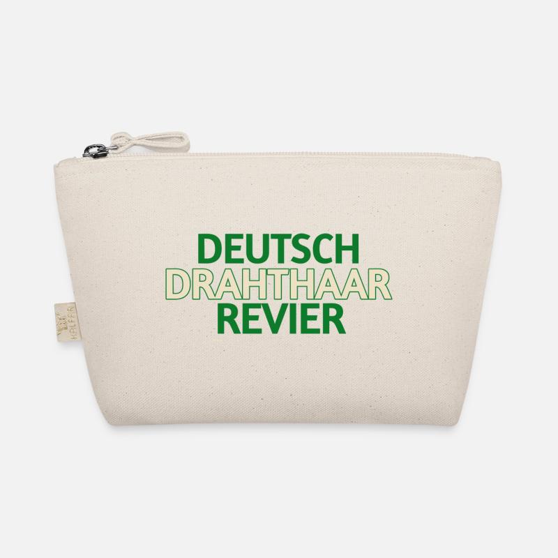 Deutsch Drahthaar - Bio-Täschchen - Natur