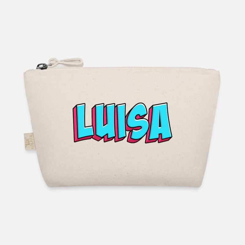 Name Motiv: Luisa - Bio-Täschchen - Natur