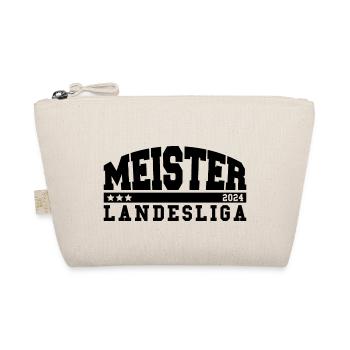 Meister Landesliga 2024 Aufstieg Fußball Handball - Bio-Täschchen - Natur - Vorne