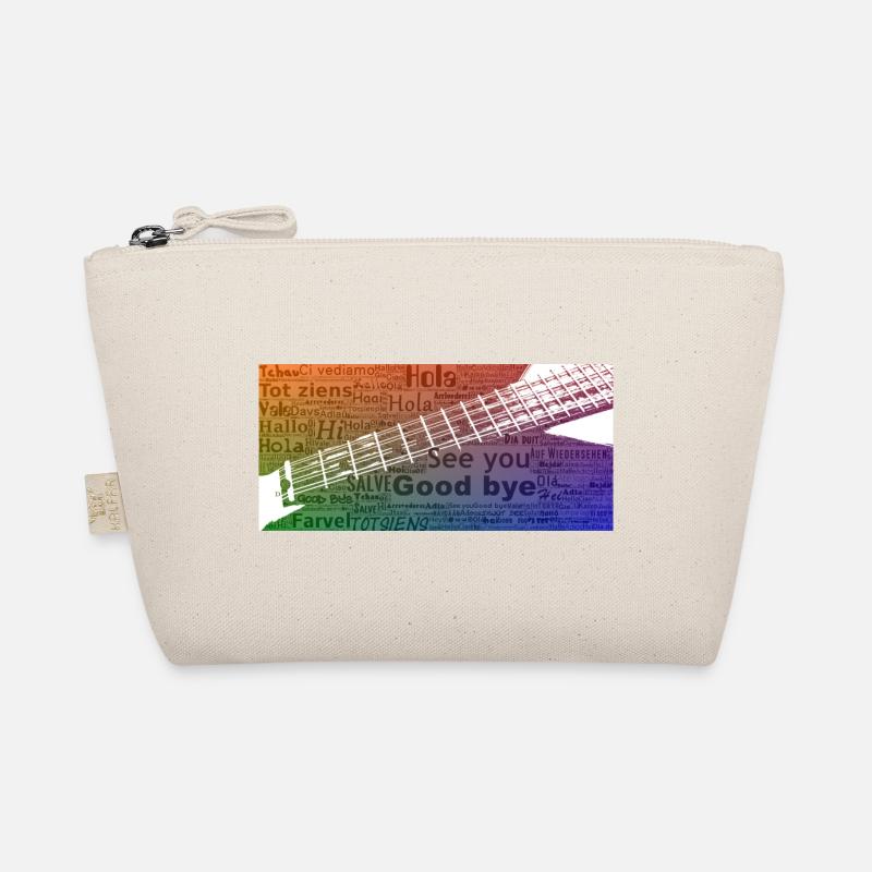 Griffbrett mit Texten Bio-Täschchen