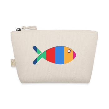 Bunte Fische - Bio-Täschchen - Natur - Vorne