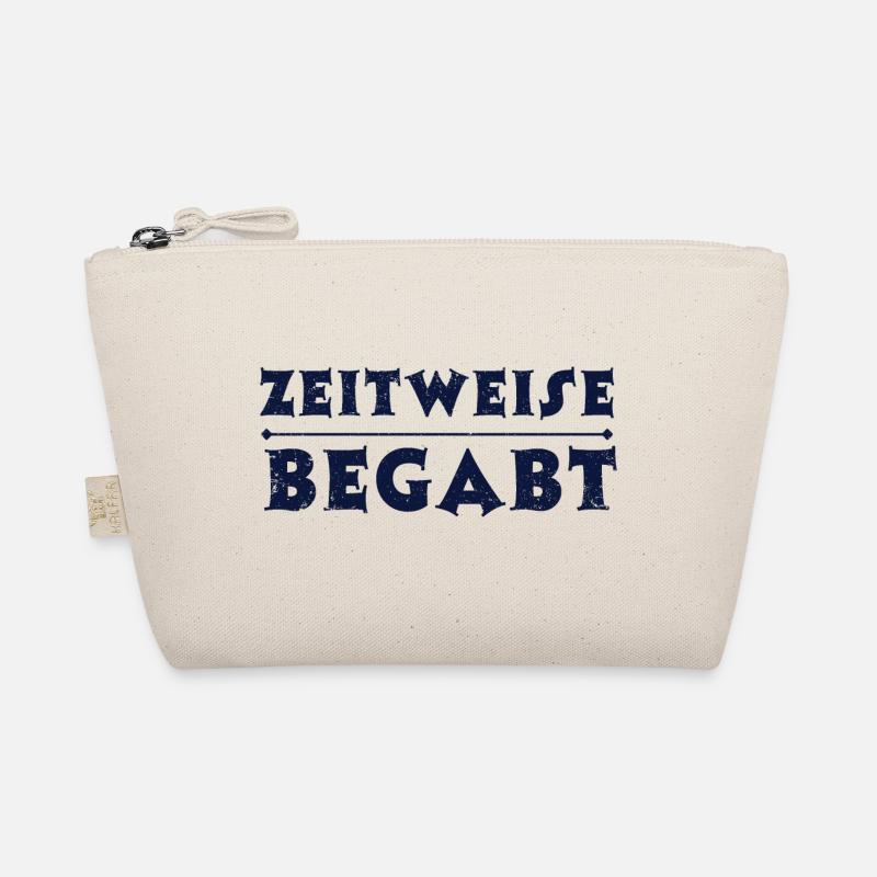 ZEITWEISE BEGABT Bio-Täschchen