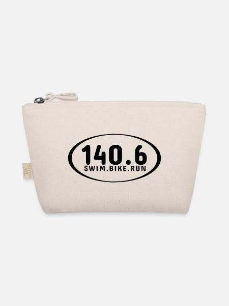 140.6 SWIM.BIKE.RUN. - Bio-Täschchen - Natur