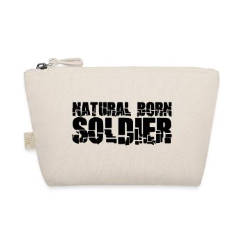 Geborener Soldat, Krieg, allgemeiner Freiheitskämpfer - Bio-Täschchen - Natur - Vorne