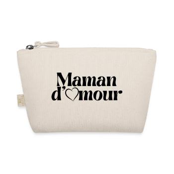 MAMA DER LIEBE - Bio-Täschchen - Natur - Vorne