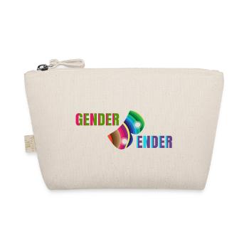 Gender bender found the rainbow - Organic Pouch - nature - Front