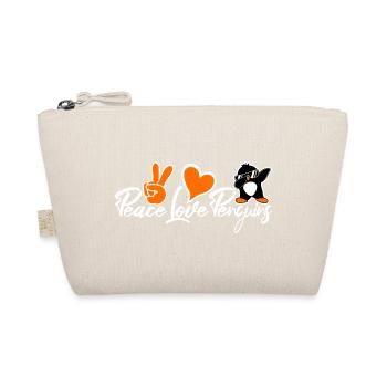 Love Peace Penguins Funny Dab Cool Penguin Dabbing - Organic Pouch - nature - Front