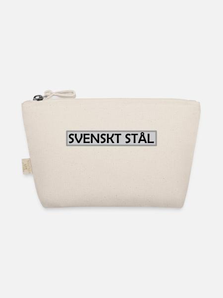 Swedish steel - Organic Pouch - nature - Front