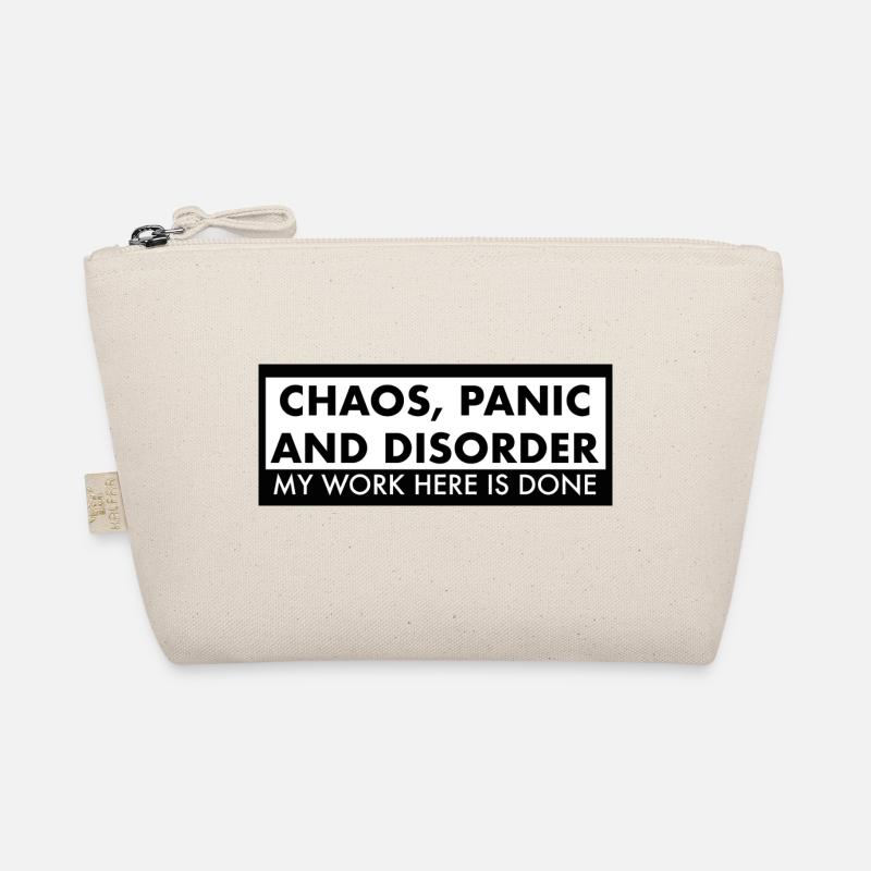 Chaos, Panic and Disorder My Work Here is Done Organic Pouch