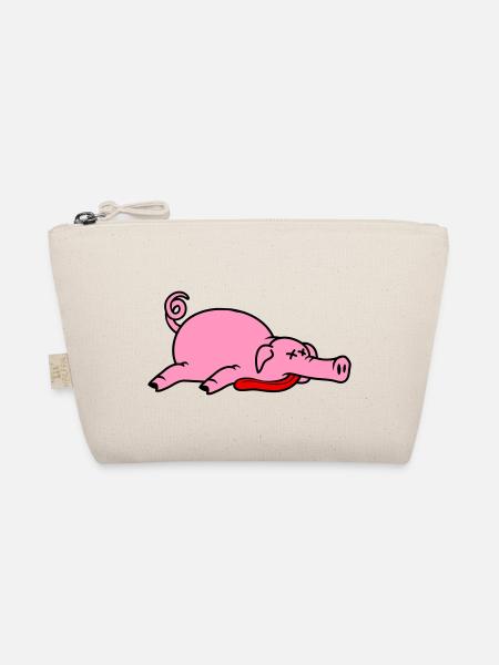 Grillon de porc mort inconscient mangeant de la viande - Trousse biologique - nature - Devant
