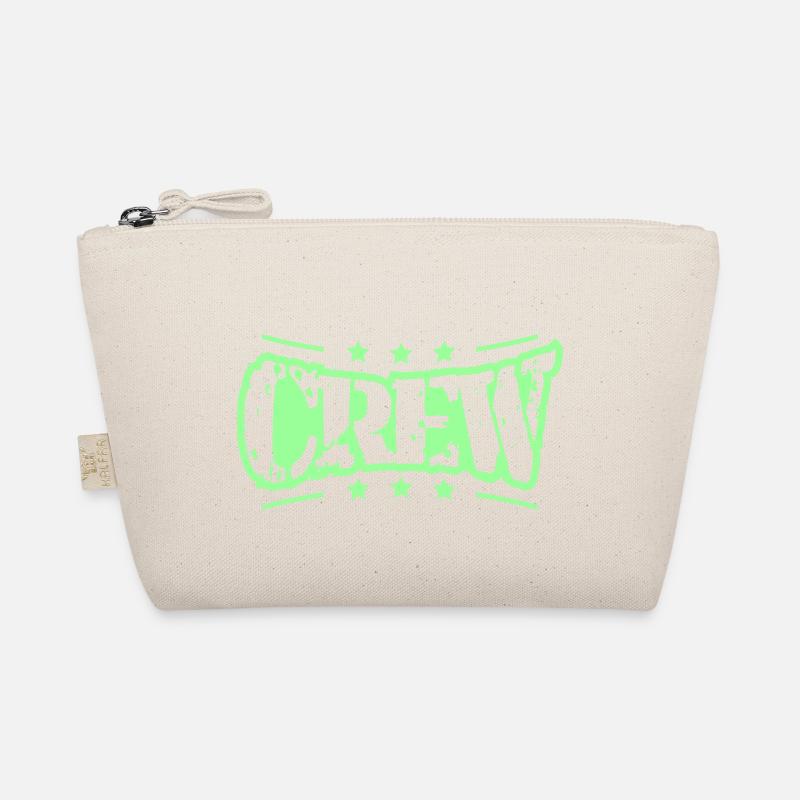 Crew Sterne Logo Cool Team Freunde Spaß Gruppe - Bio-Täschchen - Natur