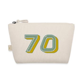 70. 70 ANS. 70e ANNIVERSAIRE. ANNIVERSAIRE 70 ANS. - Trousse biologique - nature - Devant
