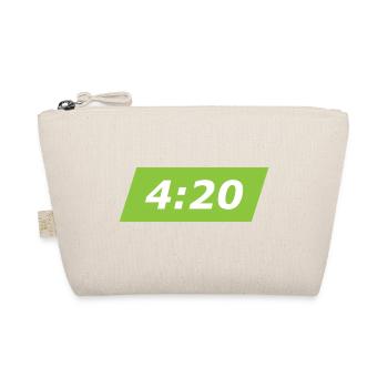 420 Blaze it Uhr - Bio-Täschchen - Natur - Vorne
