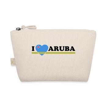 I love Aruba - Dutch Caribbean - Oranjestad - Bio-Täschchen - Natur - Vorne